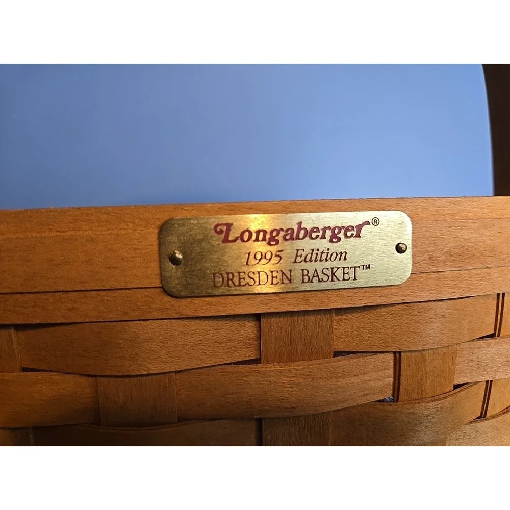 Vintage‎ 1995 Edition Longaberger Dresden Tour Basket 15695